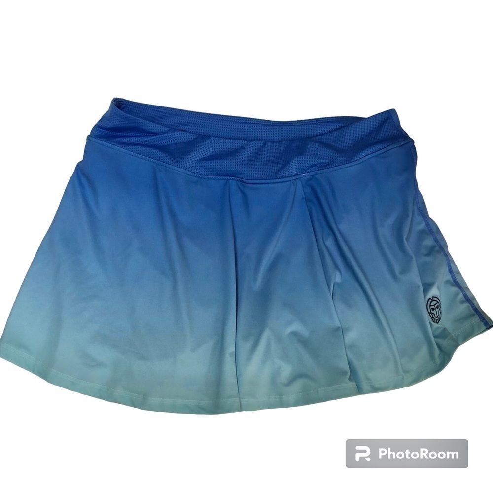 Bidi Badu Colortwist Printed Wavy Lightweight Tennis Skort Blue Hombre Size XL - Picture 4 of 7